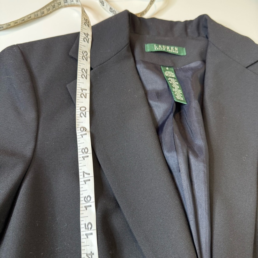 Lauren Ralph Lauren Made in USA Vintage Classic Ribbed Blazer - Picture 5 of 8